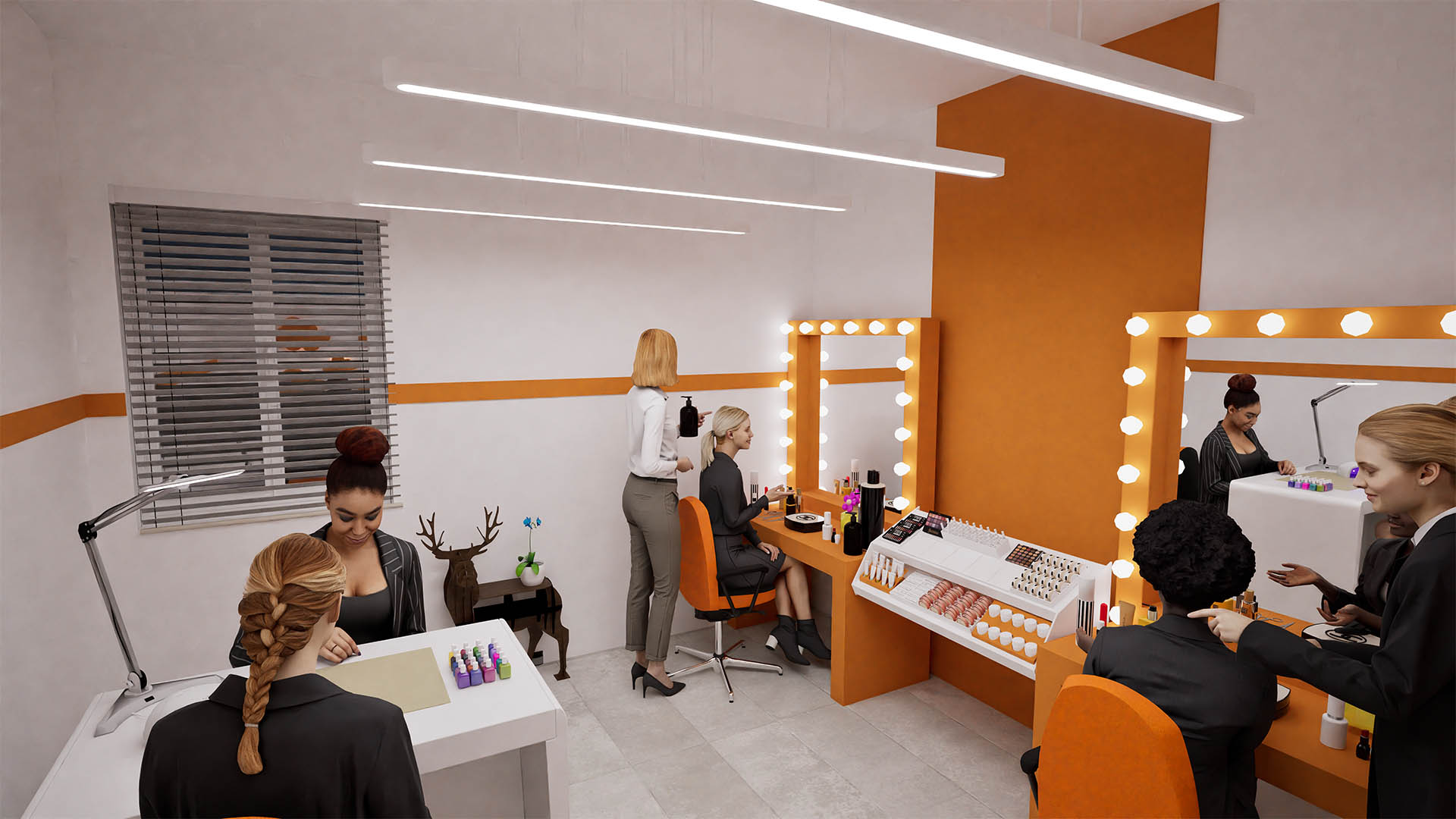 Cosmetology room