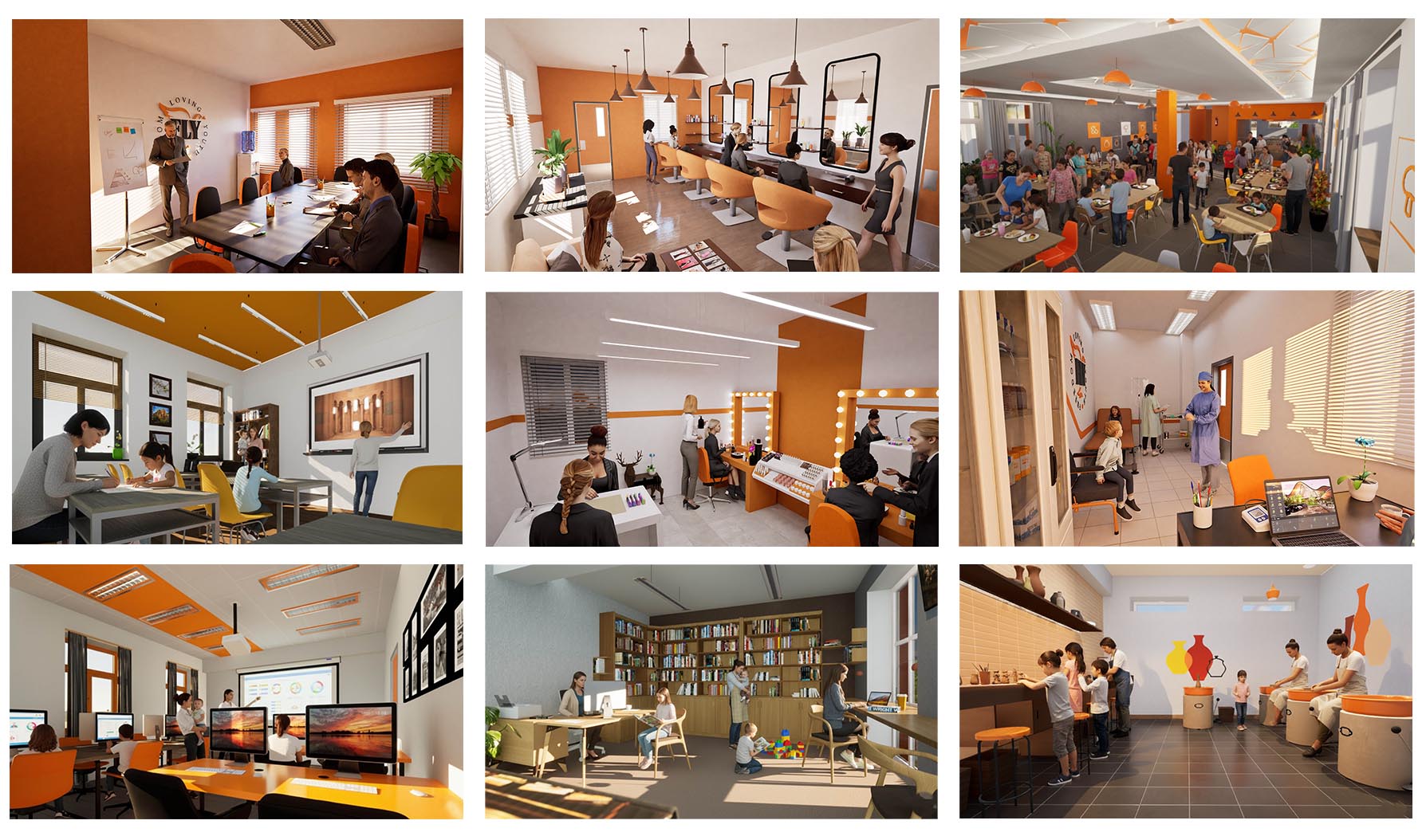 FLY Center rooms